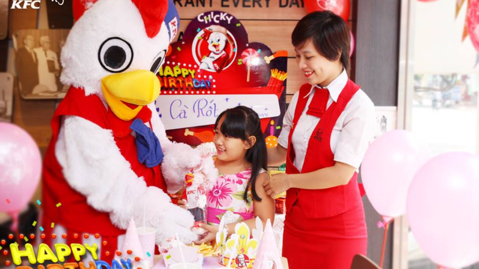 KFC tặng 2 gift voucher 50k cho HĐ từ 1800k